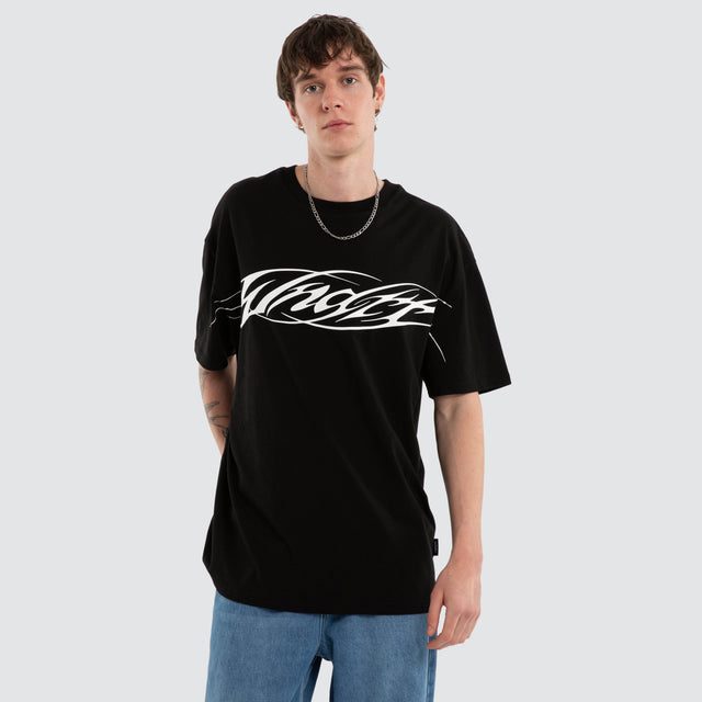 Reaper Box Fit Tee Black
