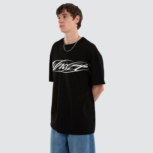 Reaper Box Fit Tee Black