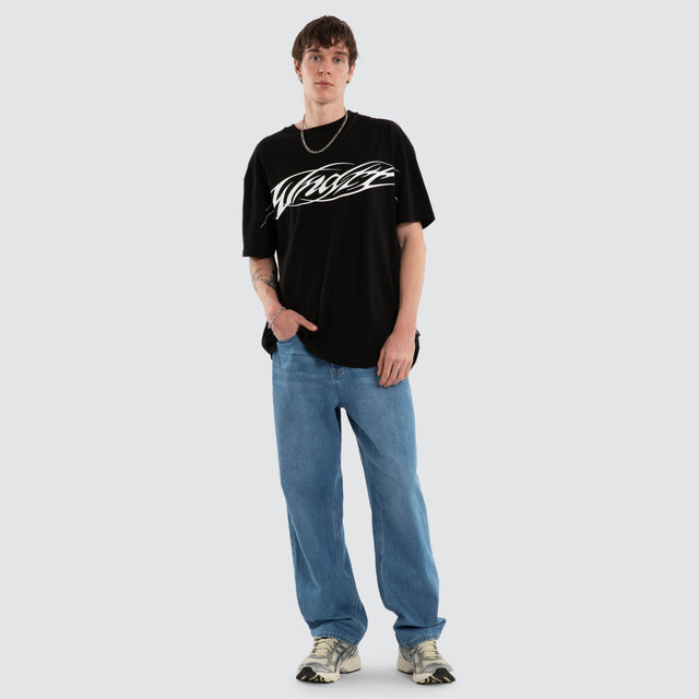 Reaper Box Fit Tee Black