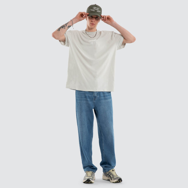 Shodo Box Fit Tee Oyster