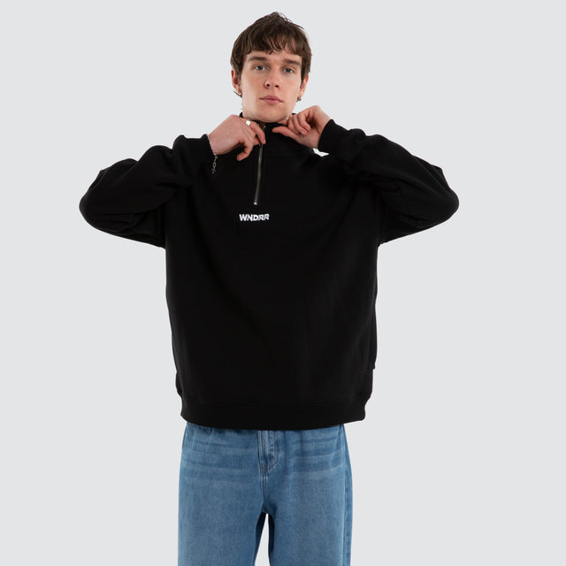 Nimbus 1/4 Zip Sweater Black