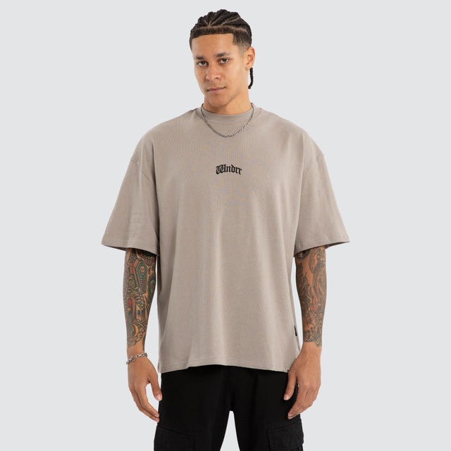 Revival Heavy Weight Tee Moon Grey