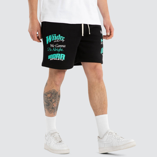 Collective Tech Trackshort Black/Teal