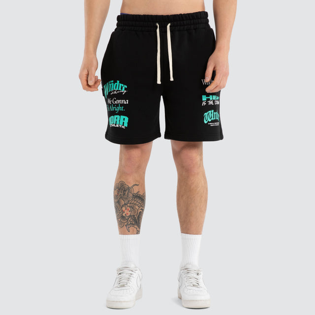 Collective Tech Trackshort Black/Teal