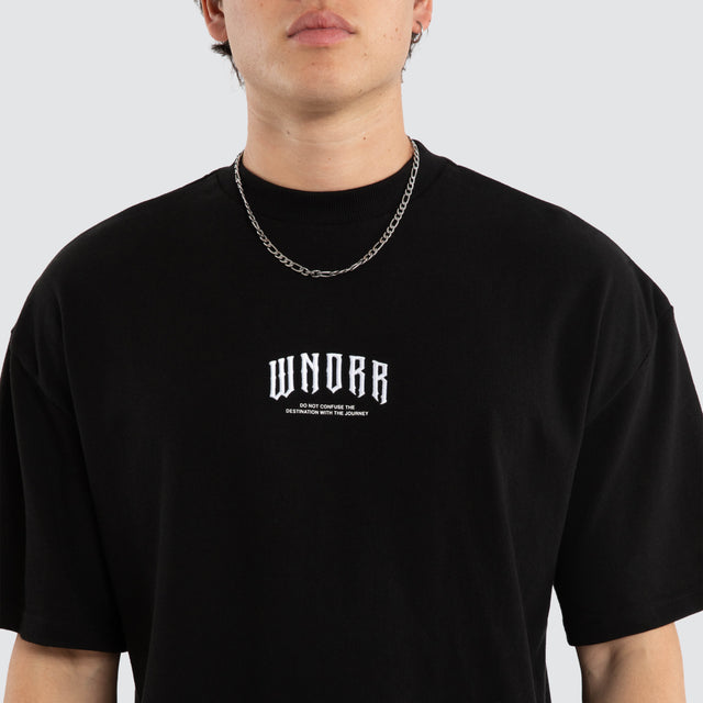 Raider Heavy Weight Tee Black