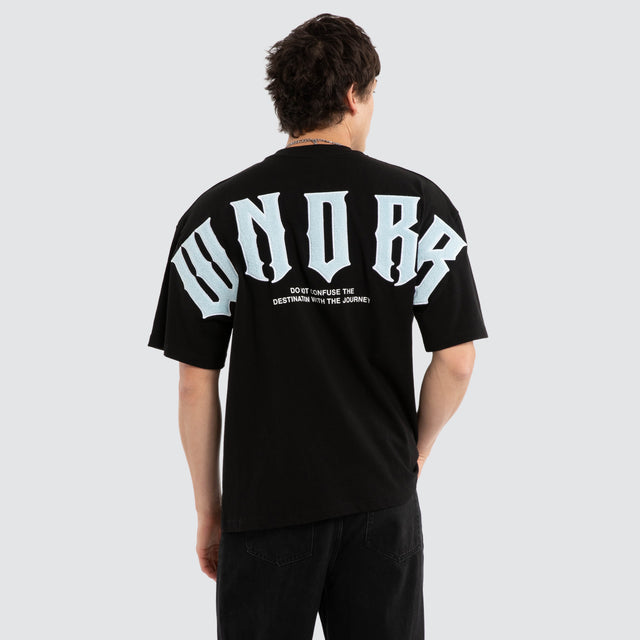 Raider Heavy Weight Tee Black
