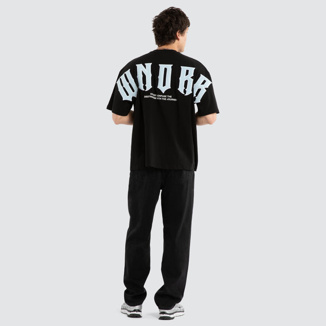 Raider Heavy Weight Tee Black