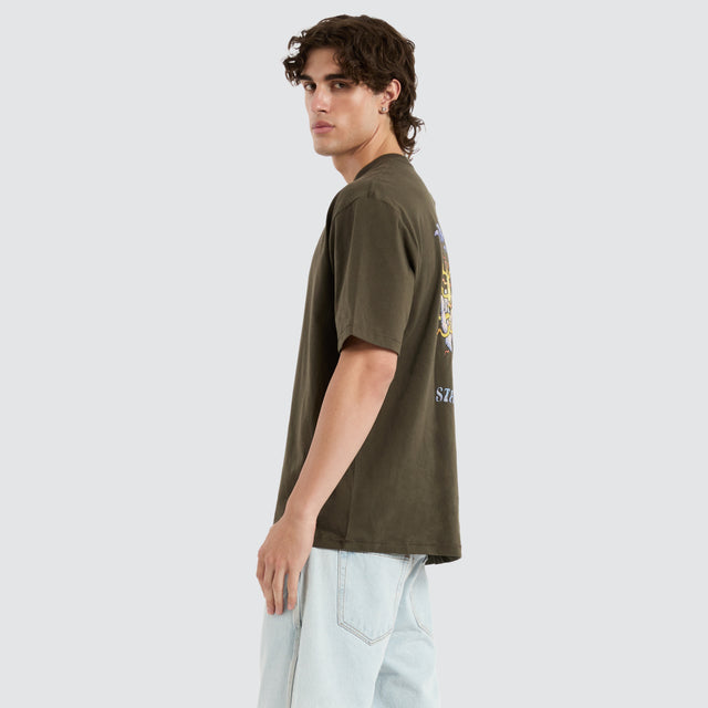 Sun Hands Slacker Tee Green