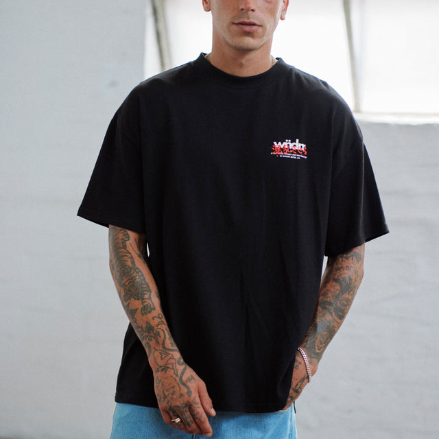 Forged Heavy Weight Tee Black