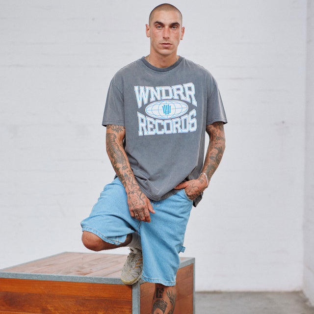 Fiend Box Fit Tee Grey