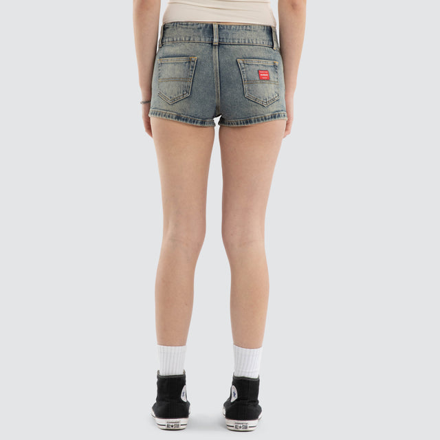 00s Micro Short Blue Dirt