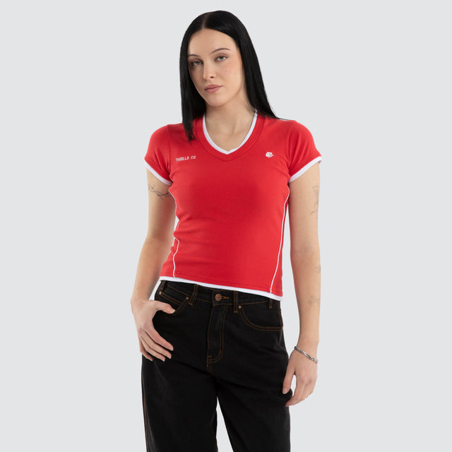 Tournament Of Roses Club Tee Winning Red