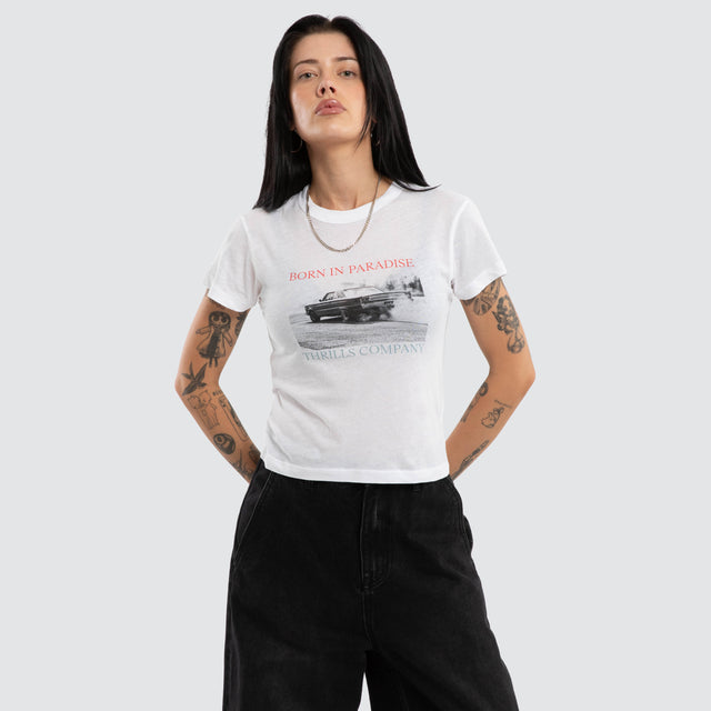 Metal And Dust Boy Tee White