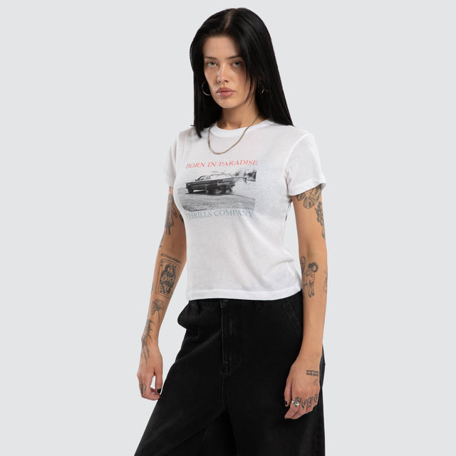 Metal And Dust Boy Tee White