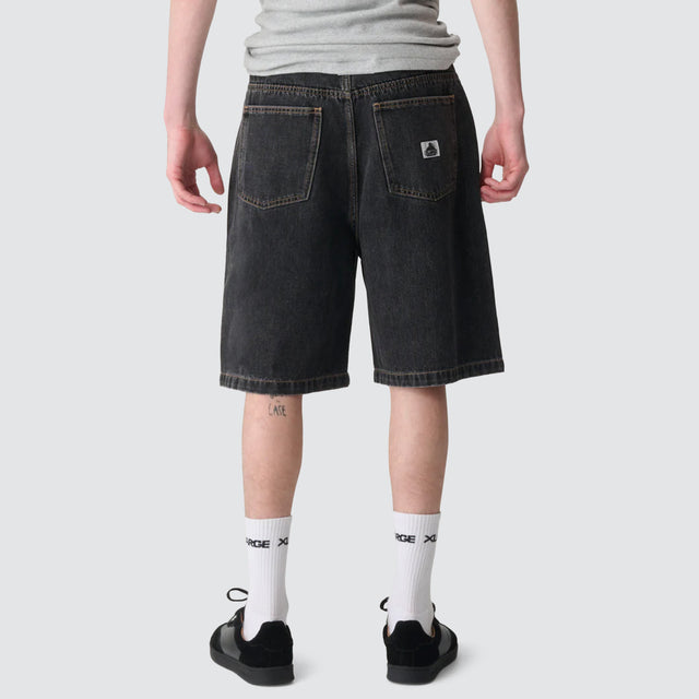 Bull Denim 91 Short Washed Black