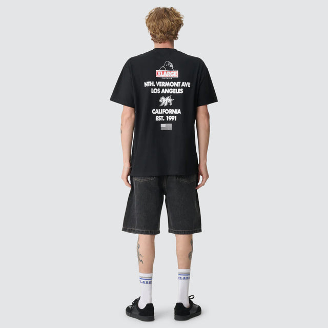 Stack Box Fit Tee Black