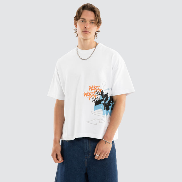 Layers Gorilla Fit Tee White