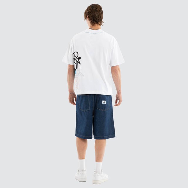 Layers Gorilla Fit Tee White