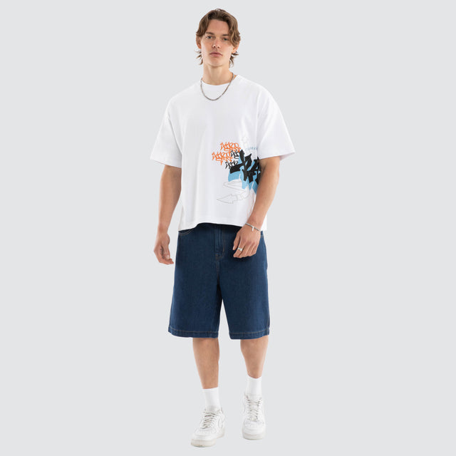 Layers Gorilla Fit Tee White