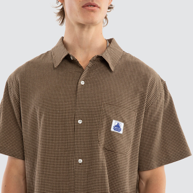 Liam Short Sleeve Shirt Brown