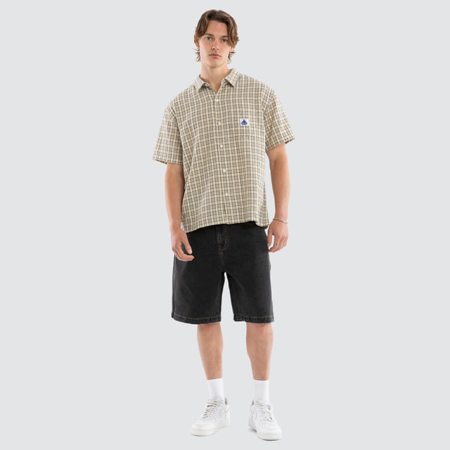 X&L Bull Denim 91 Short Washed Black