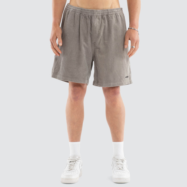 91 Wide Cord Beachshort Pigment Grey