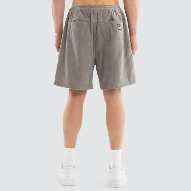 91 Wide Cord Beachshort Pigment Grey