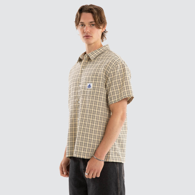 Adam Short Sleeve Shirt Soft White