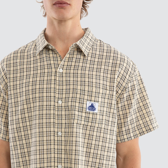 Adam Short Sleeve Shirt Soft White