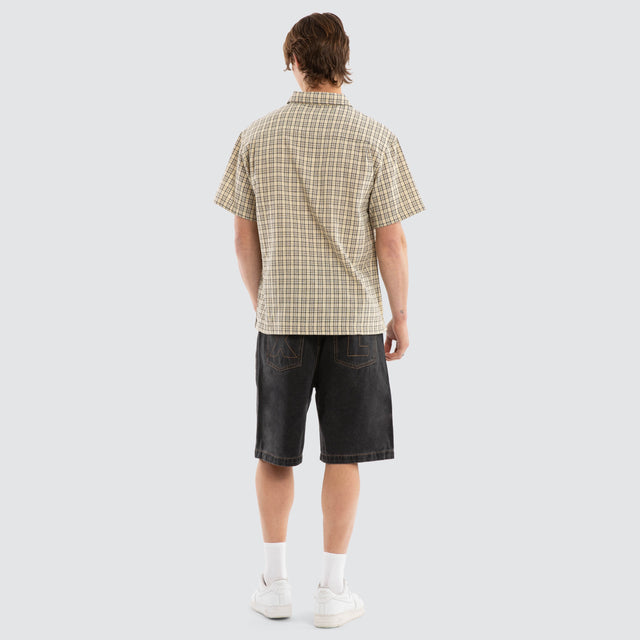 Adam Short Sleeve Shirt Soft White