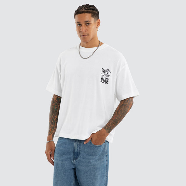 Slam Gorilla Fit Tee White