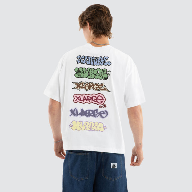 Graffiti Gorilla Tee White