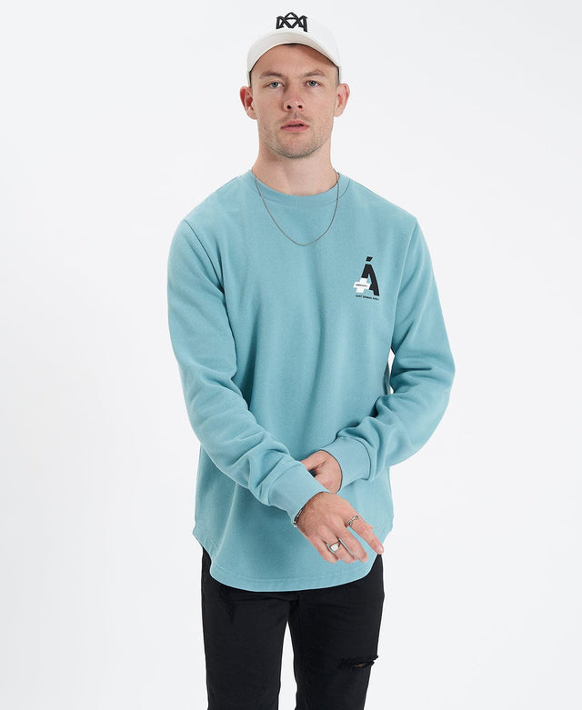 Americain Augustine Dual Curved Sweater - NILE BLUE BLUE
