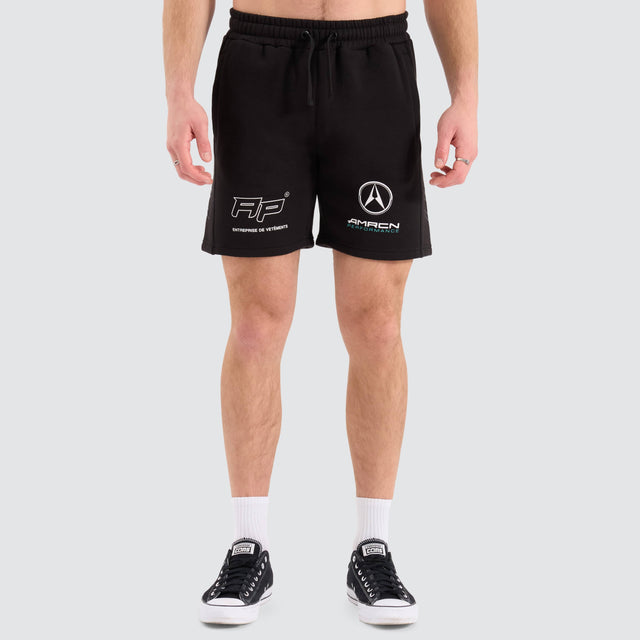 Americain Beren Track Short Jet Black