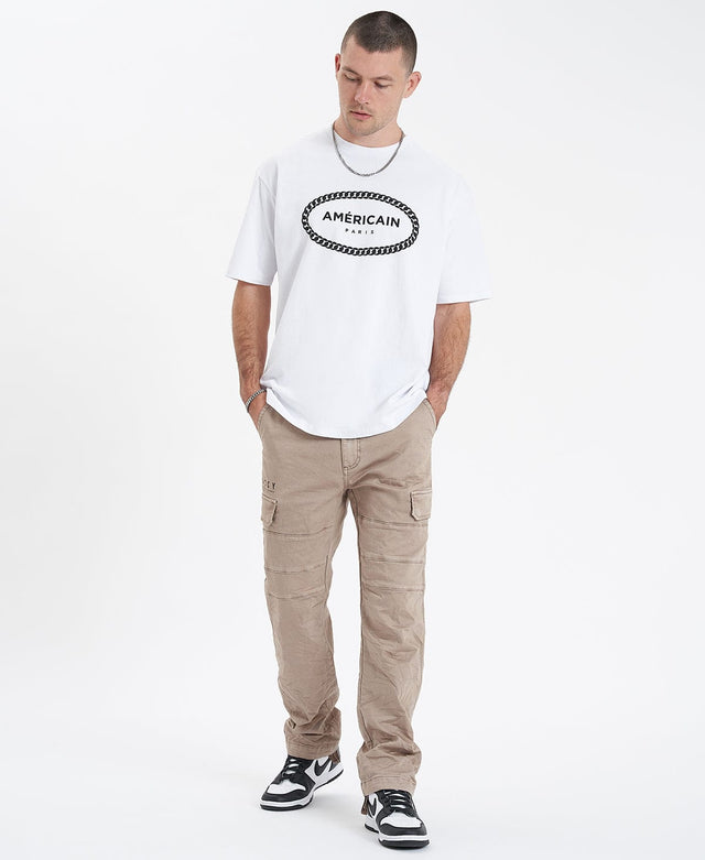 Americain Certified Box Fit Tee - White WHITE