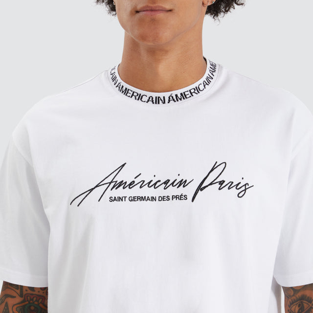 Americain Courval Tee Optical White