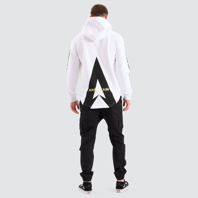 Americain Echo Sphere Dual Curved Hoodie Optical White