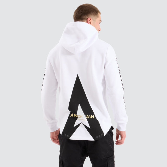 Americain Echo Sphere Dual Curved Hoodie Optical White