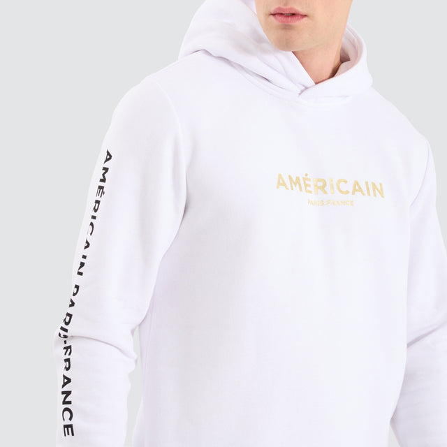 Americain Echo Sphere Dual Curved Hoodie Optical White