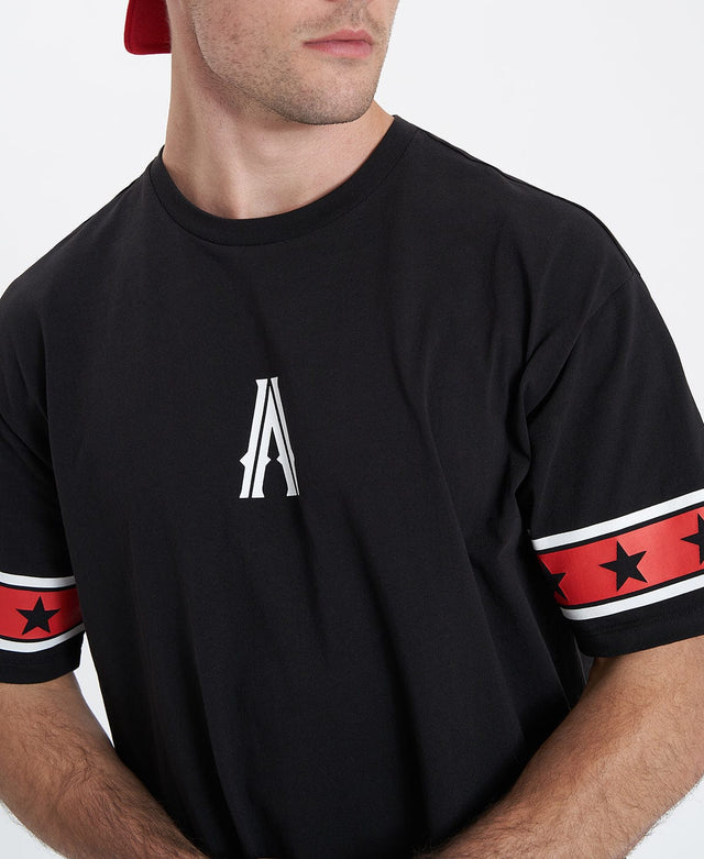 Americain Egal Box Fit Tee - Jet Black BLACK