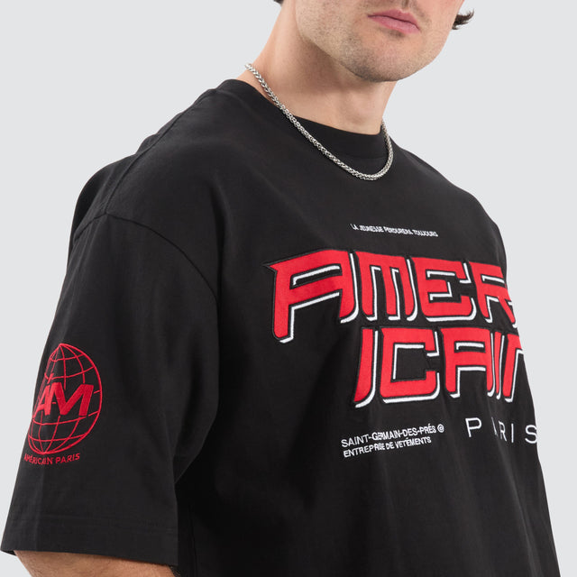 Americain Elwing Mega Tee Jet Black