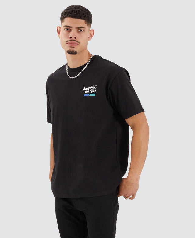 Americain Formosa Heavy Box Fit T-Shirt Jet Black