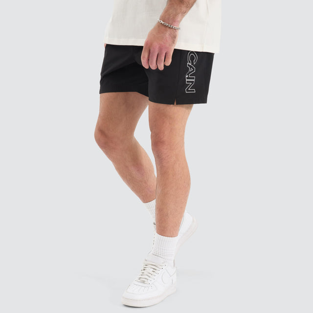 Americain Grima Beach Short Jet Black