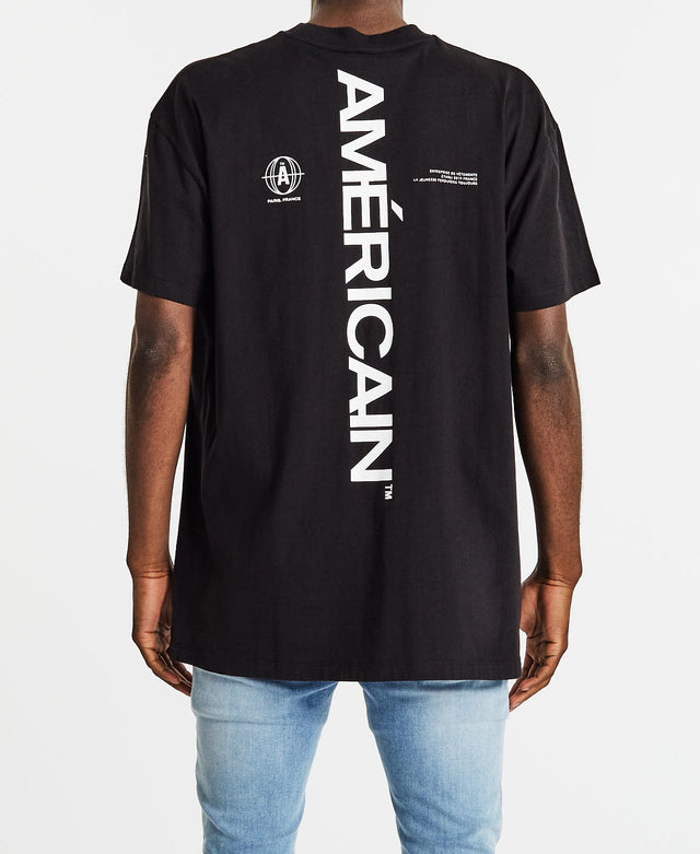 Americain L'Ego Oversized T-Shirt Jet Black