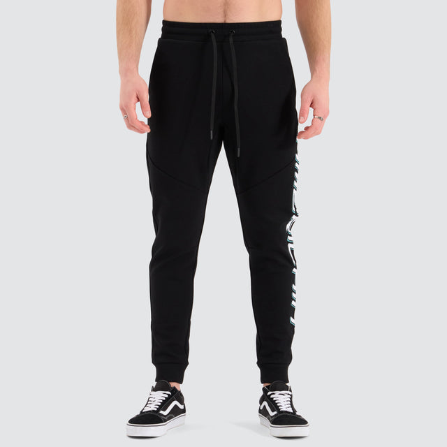 Americain Matrix Slim Trackpant Jet Black