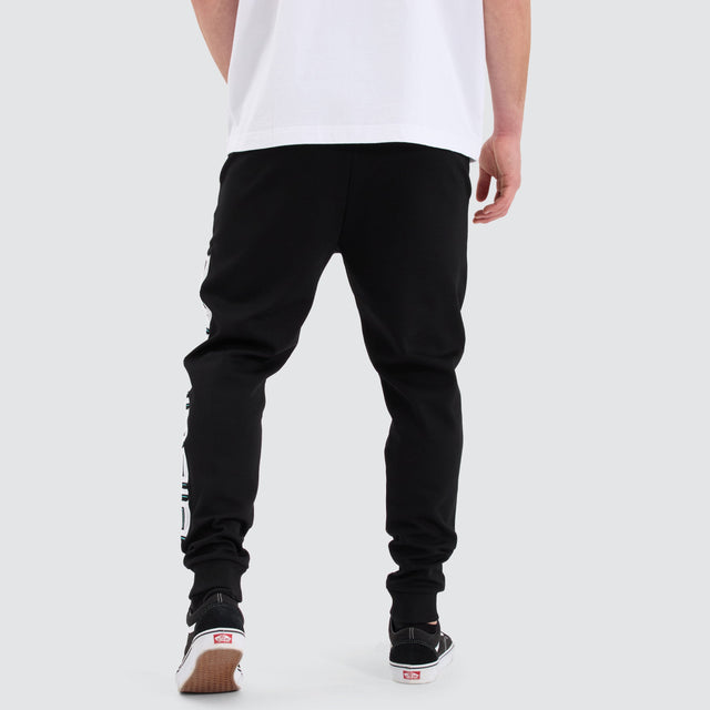 Americain Matrix Slim Trackpant Jet Black