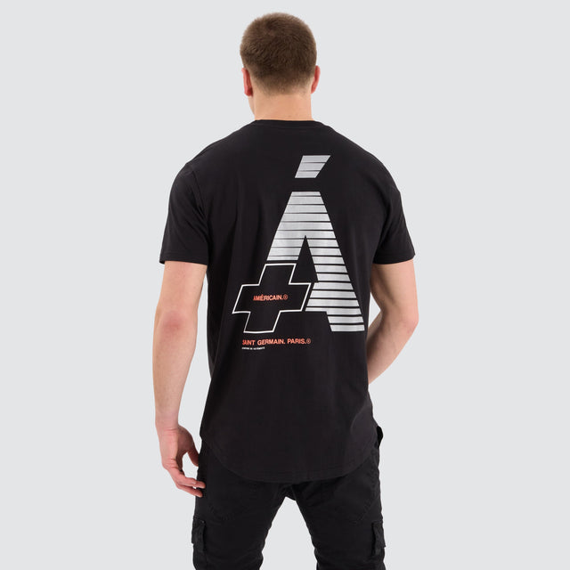 Americain Meriadoc Dual Curved Tee Jet Black