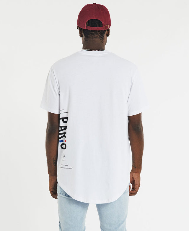 Americain Orleans Dual Curved T-Shirt White