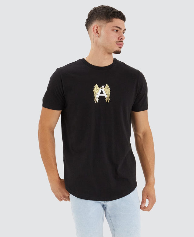 Americain Parana Dual Curved T-Shirt Jet Black