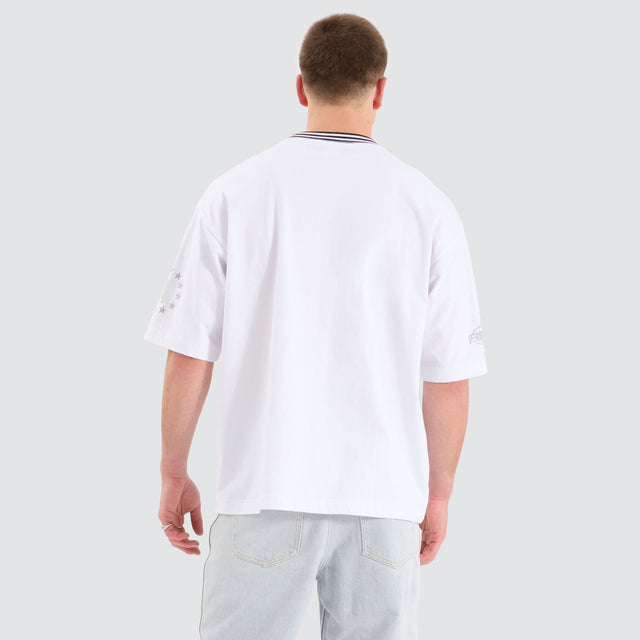 Americain Resurgence Extra Oversized Tee Optical White